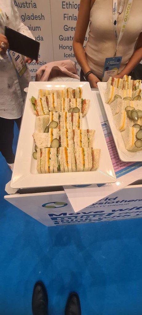 WorldPhysioMH's tweet image. Hungry? Swing by our stand for some tasty bites! 🍽️ #WorldPhysio2025