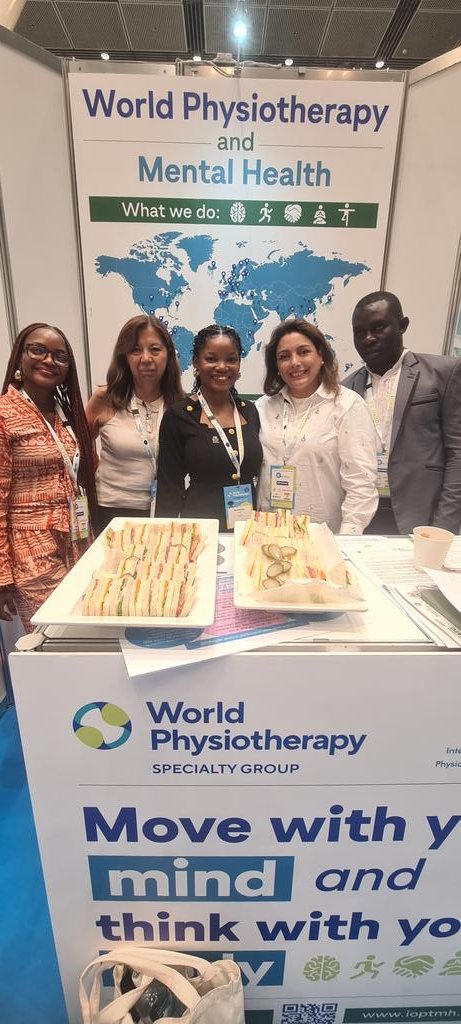 WorldPhysioMH's tweet image. Hungry? Swing by our stand for some tasty bites! 🍽️ #WorldPhysio2025
