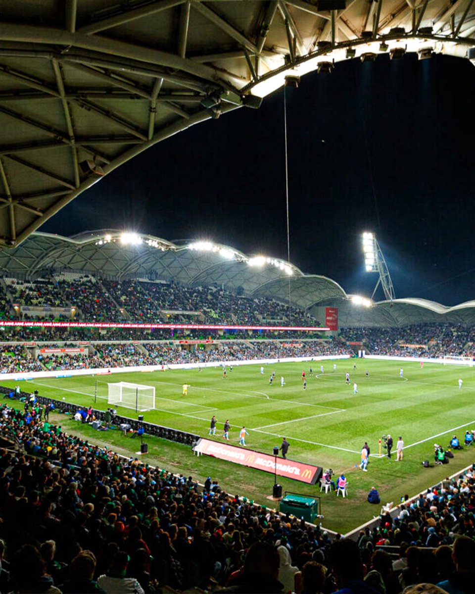 Isuzu UTE A-League (@aleaguemen) on Twitter photo Ever since Melbourne's second A-Leagues team was born, AAMI Park has waited for a day like today: A SOLD OUT MELBOURNE DERBY GRAND FINAL 🏟️🔥
25,000+ fans. Two rocking away bays. A city divided, for the competition's ultimate prize.
Enjoy this evening, because they don't come Ever since Melbourne's second A-Leagues team was born, AAMI Park has waited for a day like today: A SOLD OUT MELBOURNE DERBY GRAND FINAL 🏟️🔥
25,000+ fans. Two rocking away bays. A city divided, for the competition's ultimate prize.
Enjoy this evening, because they don't come