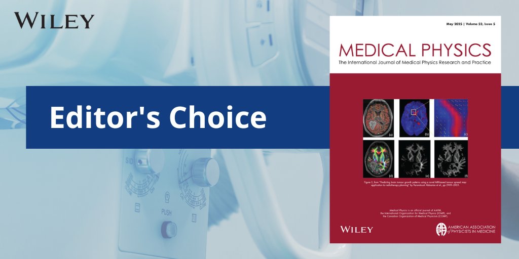 Wiley Clinical Health (@wileyhealth) on Twitter photo Read now: Robust Fourier-based slanted-edge method to measure scatter ratio (by Lisa M. Garland, Ian A. Cunningham), an #OpenAccess Editor's Choice article from #MedicalPhysics and <a href="/aapmHQ/">American Association of Physicists in Medicine</a>.
ow.ly/sxug50VZmFO Read now: Robust Fourier-based slanted-edge method to measure scatter ratio (by Lisa M. Garland, Ian A. Cunningham), an #OpenAccess Editor's Choice article from #MedicalPhysics and <a href="/aapmHQ/">American Association of Physicists in Medicine</a>.
ow.ly/sxug50VZmFO