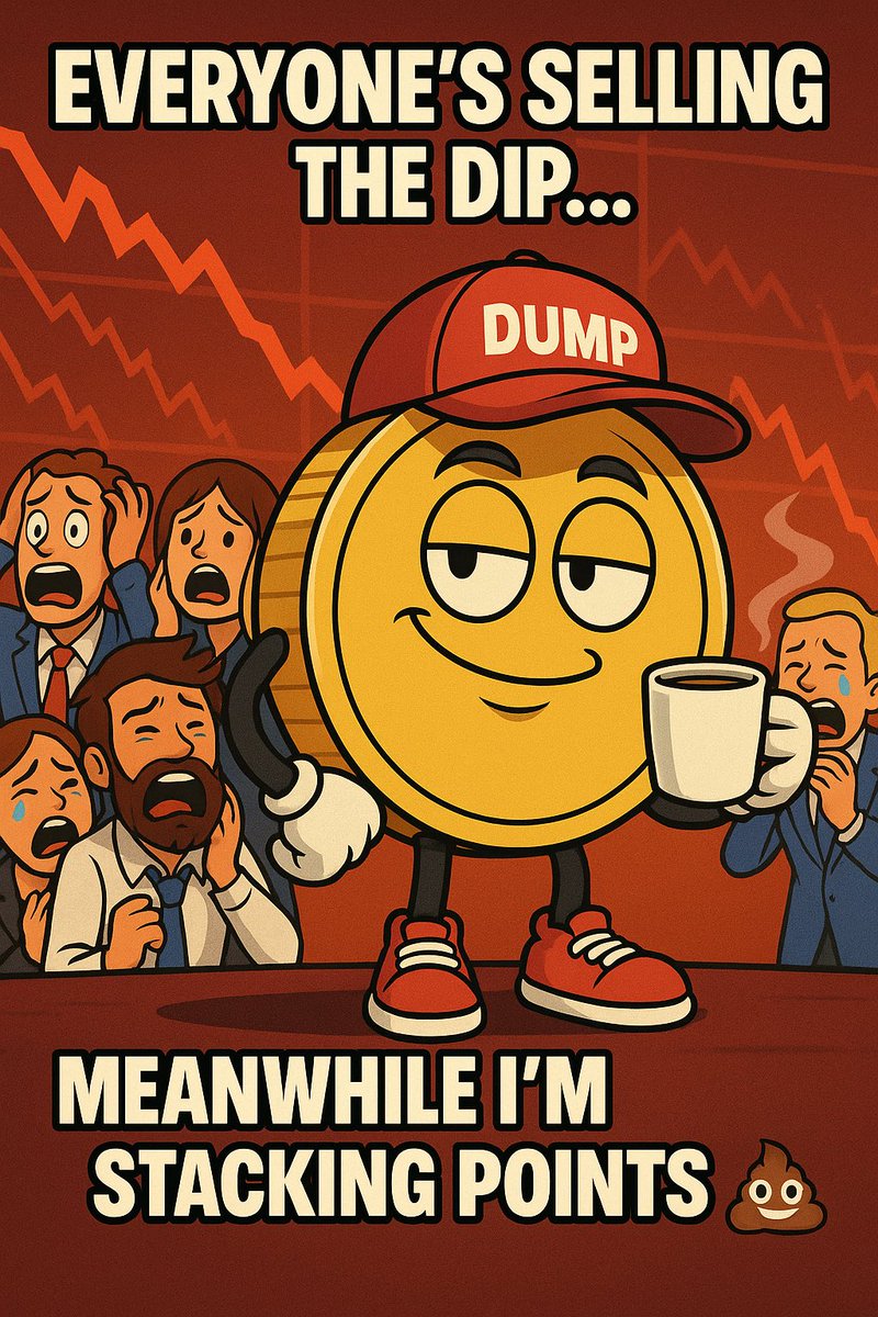DUMP_token_sol's tweet photo. Everyone’s losing their minds in the dip…
Meanwhile, we’re stacking points and sipping calmly. ☕📉💩

Tag a fellow degen who never skips a check-in.
Let’s build this the DUMP way.

#DUMPToken #Solana #MemeCoin #CheckInAndChill #DegenCommunity https://t.co/vXF946jDuF