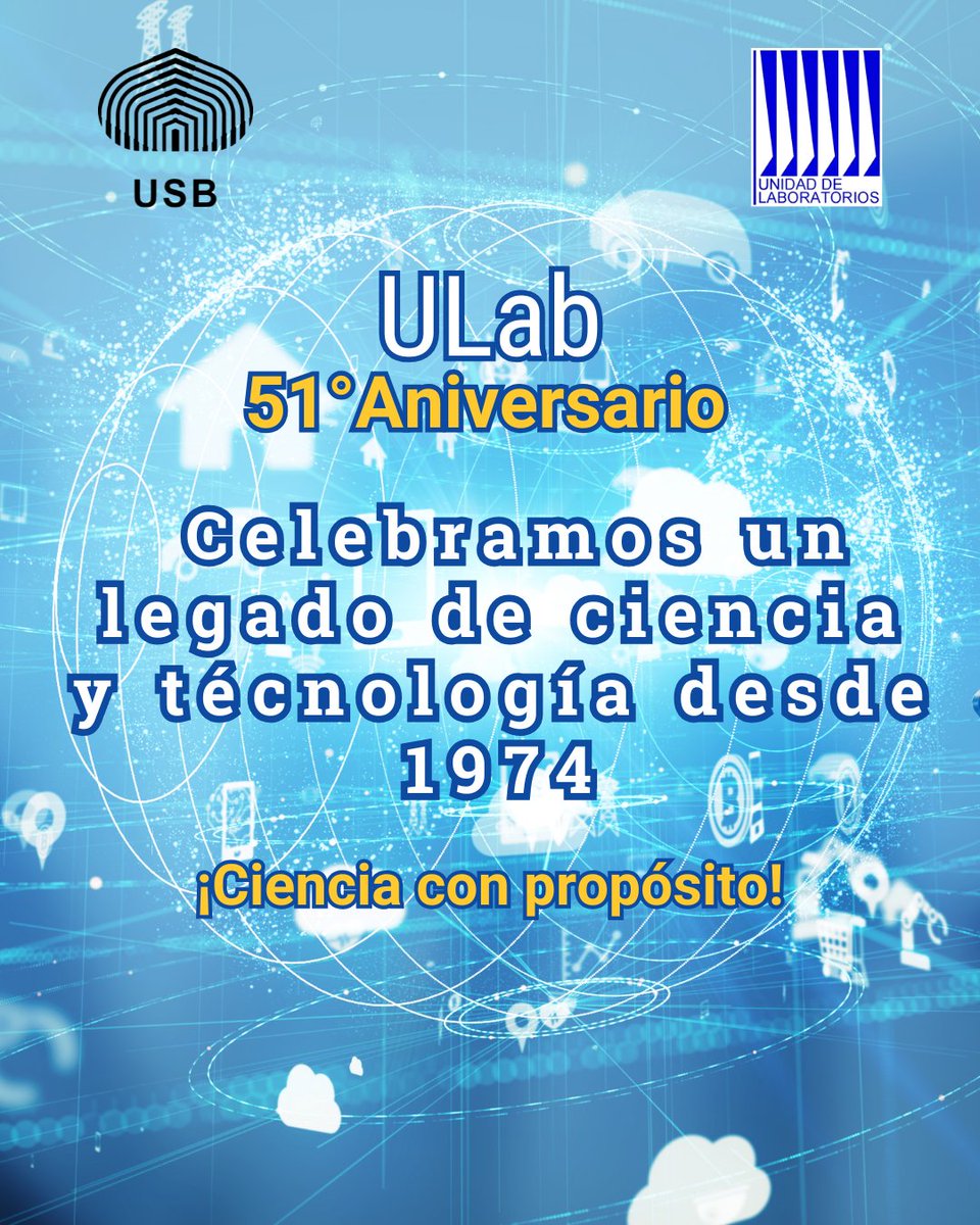 ULabUSB's tweet photo. 🎉 En mayo de 1974 nació un pilar de la USB, los primeros laboratorios académicos. Así inició la #ULabUSB, hoy clave en docencia, investigación y extensión. Gracias a quienes han sido parte de esta historia. ¡Feliz 51° aniversario, ULab!
#cienciaconpropósito #OrgulloUSB #usbve https://t.co/nRZC0dwHqJ