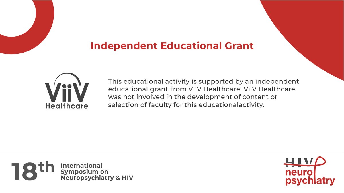 🎓 Thanks to ViiV Healthcare for supporting this symposium through an educational grant.

<a href="/iasociety/">IAS - the International AIDS Society</a> <a href="/GrupoAF_VIH_SEF/">GrupoAF_VIH_SEFH</a> @FLSscience <a href="/EACSociety/">EACS</a> @aidsactioneurop <a href="/IAPAC/">IAPAC</a> <a href="/Esteban09090/">Esteban Martinez 🇺🇦</a> <a href="/DrJordiBlanch/">Dr. Jordi Blanch</a>

#MedicalEducation #NeuroHIV