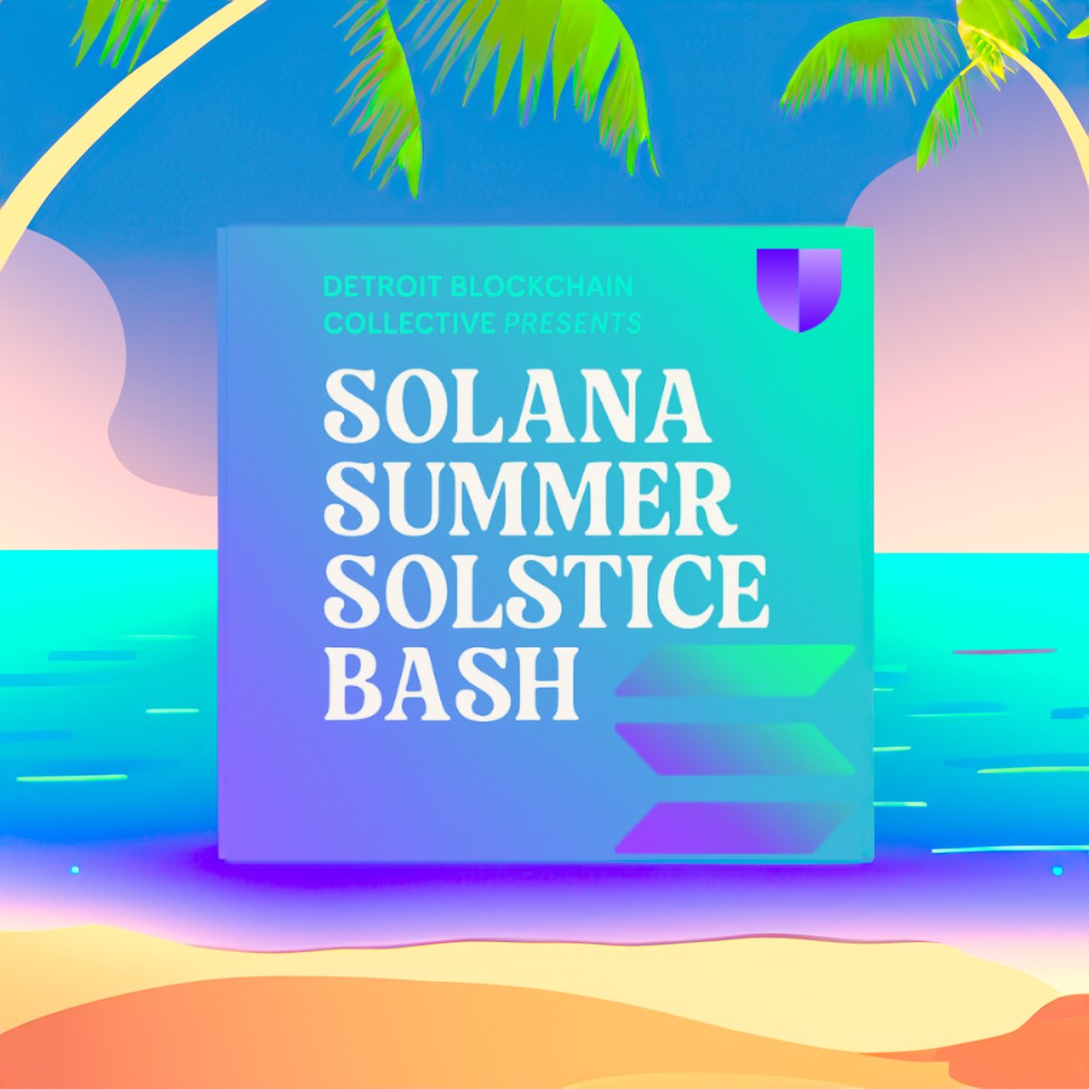 ElizabethHa's tweet photo. ☀️ The Solana Summer Solstice Bash is everything a crypto summer party should be🍹⛵️🎶
Outdoor patio + 50 self-serve beer & cider taps + delic food--all on us, ofcrs. 🎯 Challenge your crew to some yard games!
📍Detroit  📅 June 18
Hosted by the Detroit Blockchain Collective
Sponsored by @standwithcrypto 
🧵1/2
#DetroitBlockchainCollective #Solana