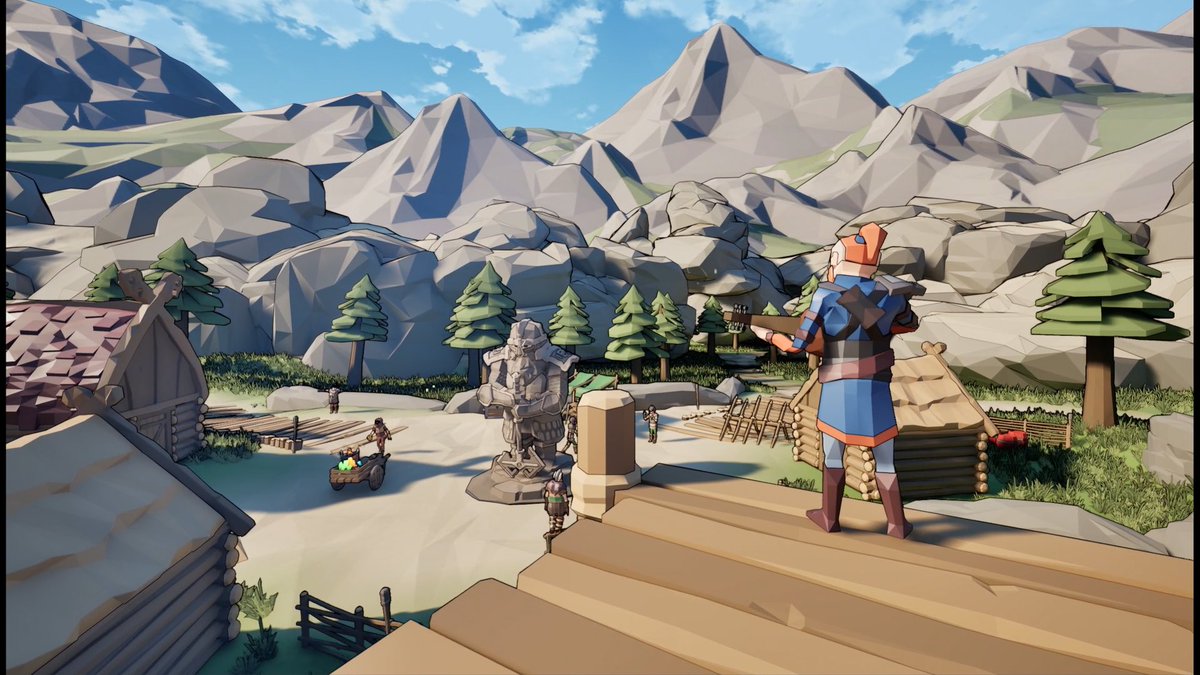 GazingPup's tweet photo. This Friday I want to share a couple screenshots from the Divine Gambit Village and it’s outskirts!
What do you think? Do you feel the urge to protect this or to wreck it apart?
#indiegame #solodev #gamedev #followfriday #divinegambit https://t.co/IVZvnhTOxn