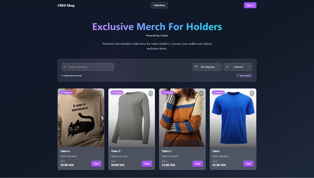 CRED Official tweet media