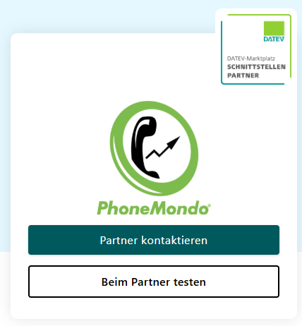 PhoneMondo's tweet photo. PhoneMondo ist jetzt auch als offizieller DATEV Schnittstellenpartner-Eintrag im DATEV Marktplatz öffentlich verfügbar: https://t.co/KagoG1krY0

Auch weiterhin arbeiten wir an Verbesserungen und Integrationen, damit PhoneMondo noch besser wird 💪
#PhoneMondo #CTI #cloudcti #Datev https://t.co/RJ93HIe2jW