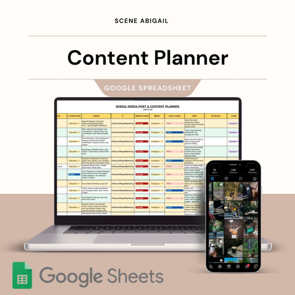 Mufidah026's tweet photo. Capek mikir konten tiap hari?
🧠📅 Gunakan Content Planner Spreadsheet
Biar posting makin teratur, views makin naik! 🚀
Dapatkan di: https://t.co/na5aUY53BI
#ContentMarketing #Trending #libur #SosmedRapi #TrendingNow #conten #spreadsheet https://t.co/GNrBX0J64Z