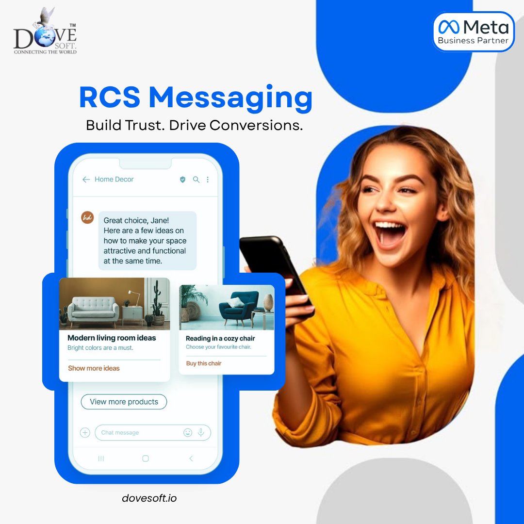 DoveSoftltd's tweet image. Upgrade Your SMS Strategy with RCS!

RCS brings rich, app-like messaging to your inbox – boosting engagement, conversations &amp;amp; ROI.

💬 Interactive. 📊 Engaging. 📈 High-converting.
Stay ahead with next-gen messaging.

#RCSSolutions #SMSMarketing #CustomerEngagement #DoveSoft