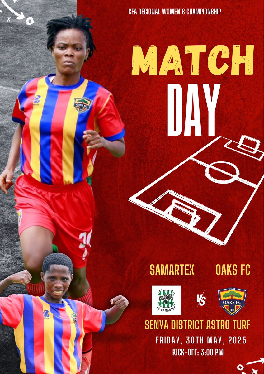 OaksFcOfficial's tweet image. 🔴🟡🔵 | MATCHDAY

No more second chances. Just 3 points and a title to claim.

Let’s finish what we started.

#OaksFC #FinalGame #RoadToGlory