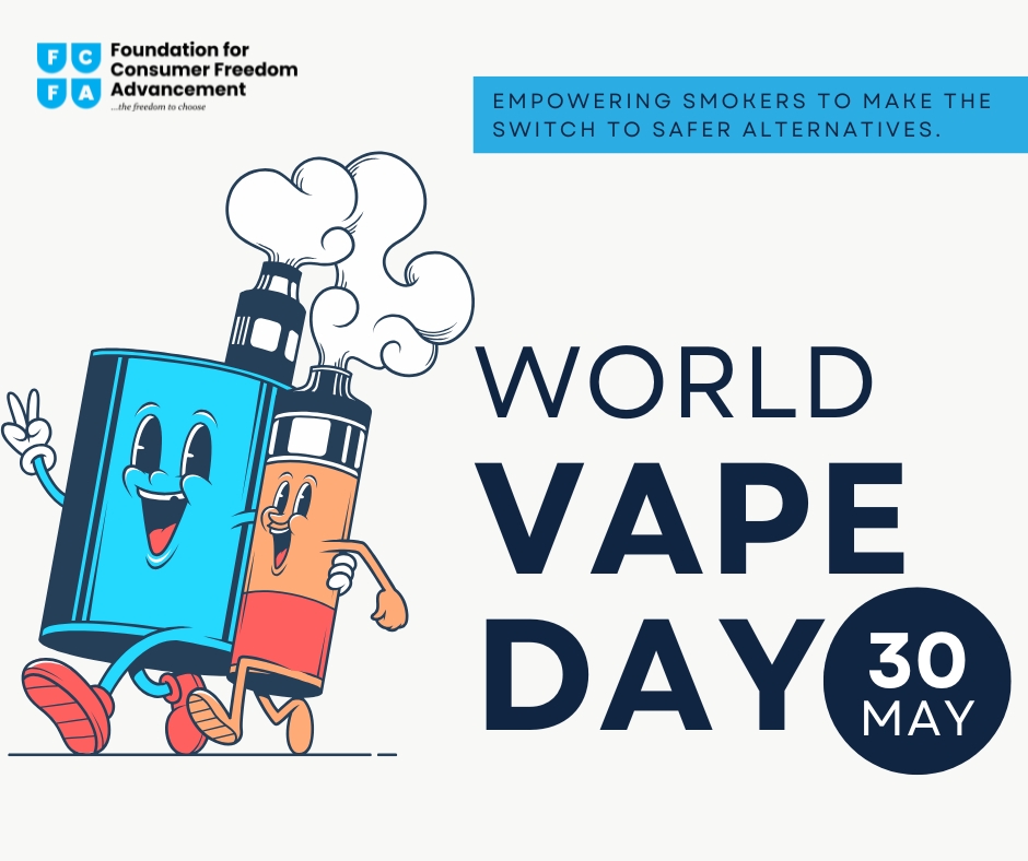 Today is #WorldVapeDay. Smokers deserve better options and access to safer alternatives, not fear-driven policies or bans. 

Let’s focus on safer alternatives and give people the freedom to choose what works for them. #THR #ConsumerFreedom