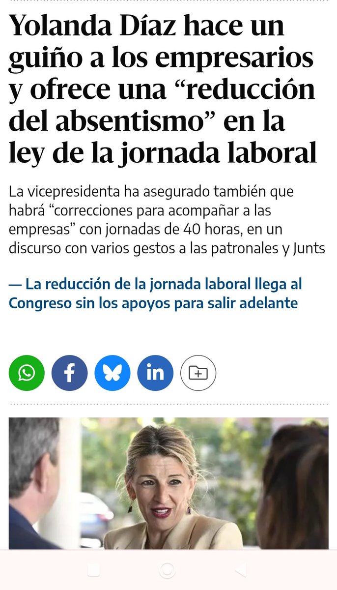 Si el precio de sacar adelante la reducción de jornada es comprar el marco ideológico del "absentismo" ... Nos va a salir carísimo.
