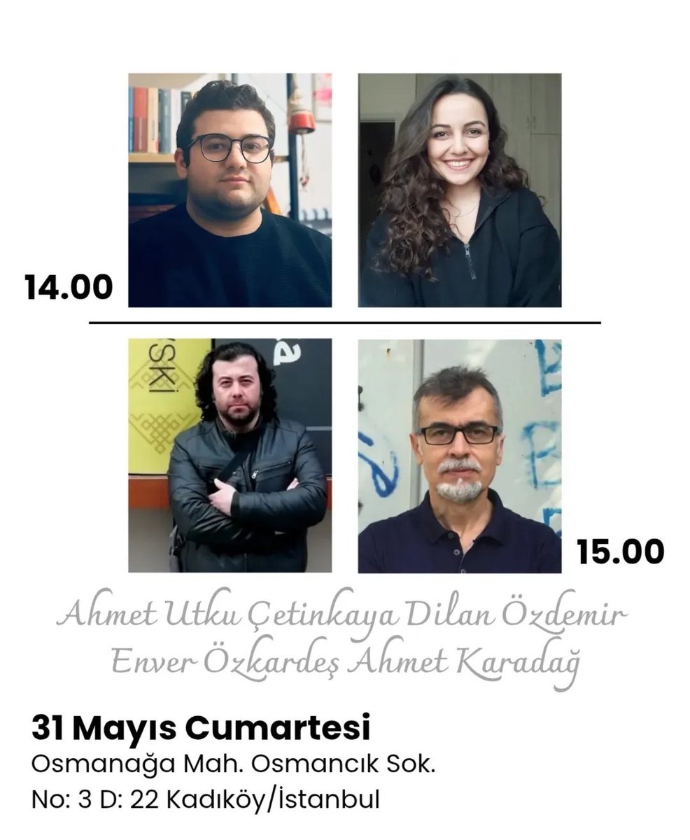 Ahmet Karadağ (@ahmetkaradag_06) on Twitter photo 31 Mayıs Cumartesi Kadıköy <a href="/MahalEdYayin/">Mahal Edebiyat Yayınları</a> ofisinde tanışmak, görüşmek ve söyleşmek üzere... Ankaralılar için bile İstanbul'un en sevdiğimiz tarafı hızlı trenin Söğütlüçeşme durağında inmek...🙂 31 Mayıs Cumartesi Kadıköy <a href="/MahalEdYayin/">Mahal Edebiyat Yayınları</a> ofisinde tanışmak, görüşmek ve söyleşmek üzere... Ankaralılar için bile İstanbul'un en sevdiğimiz tarafı hızlı trenin Söğütlüçeşme durağında inmek...🙂