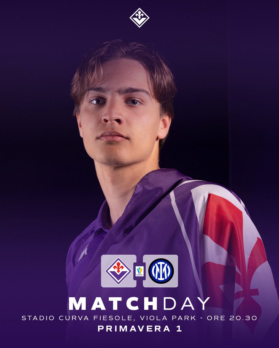 È il giorno della Finale Scudetto Primavera💜⚜️

#forzaviola #fiorentina
