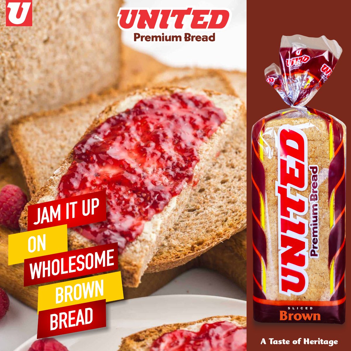 Start your day with soft and delicious United Brown Bread! 🍞 Perfect with jam for a tasty and satisfying breakfast. ☕

Grab yours Now at a duka near you!

#UnitedBrownBread #BreakfastDelight #JamIt #Bread