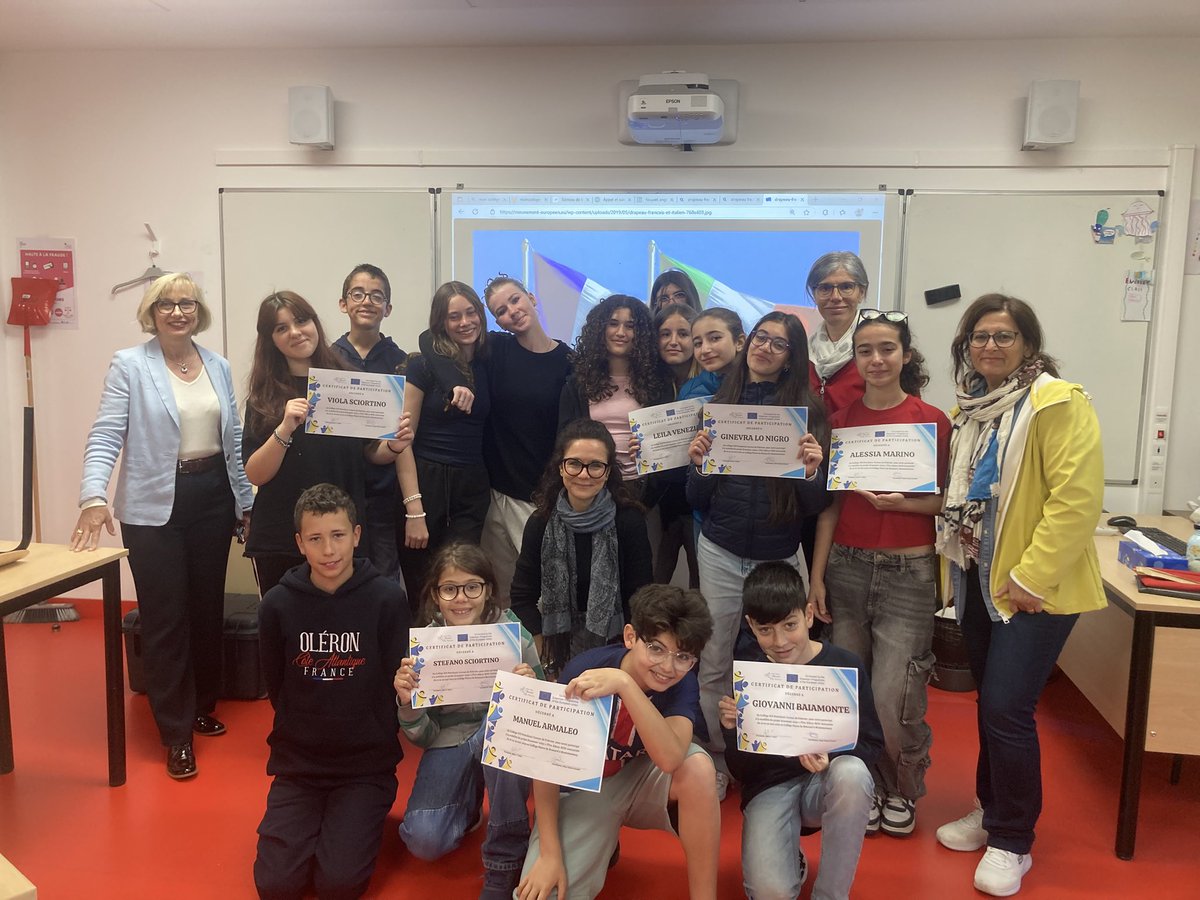 La mobilité Erasmus 2024/2025 est terminée au <a href="/Clg_Ronsard/">ClgRonsard_Montmorency</a> À bientôt aux élèves italiens de Palerme. Toute l’actualité padlet.com/crisantiprof/m…