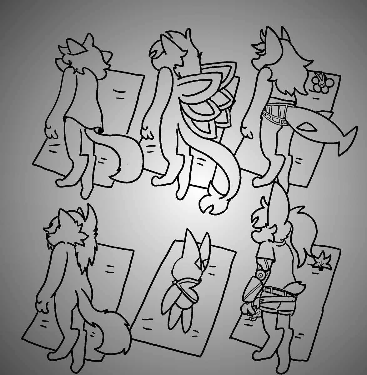 ToastieToastata's tweet photo. Really guys? How did all of us get caught in the glue traps...

#furryart https://t.co/jdt9QMVkxP