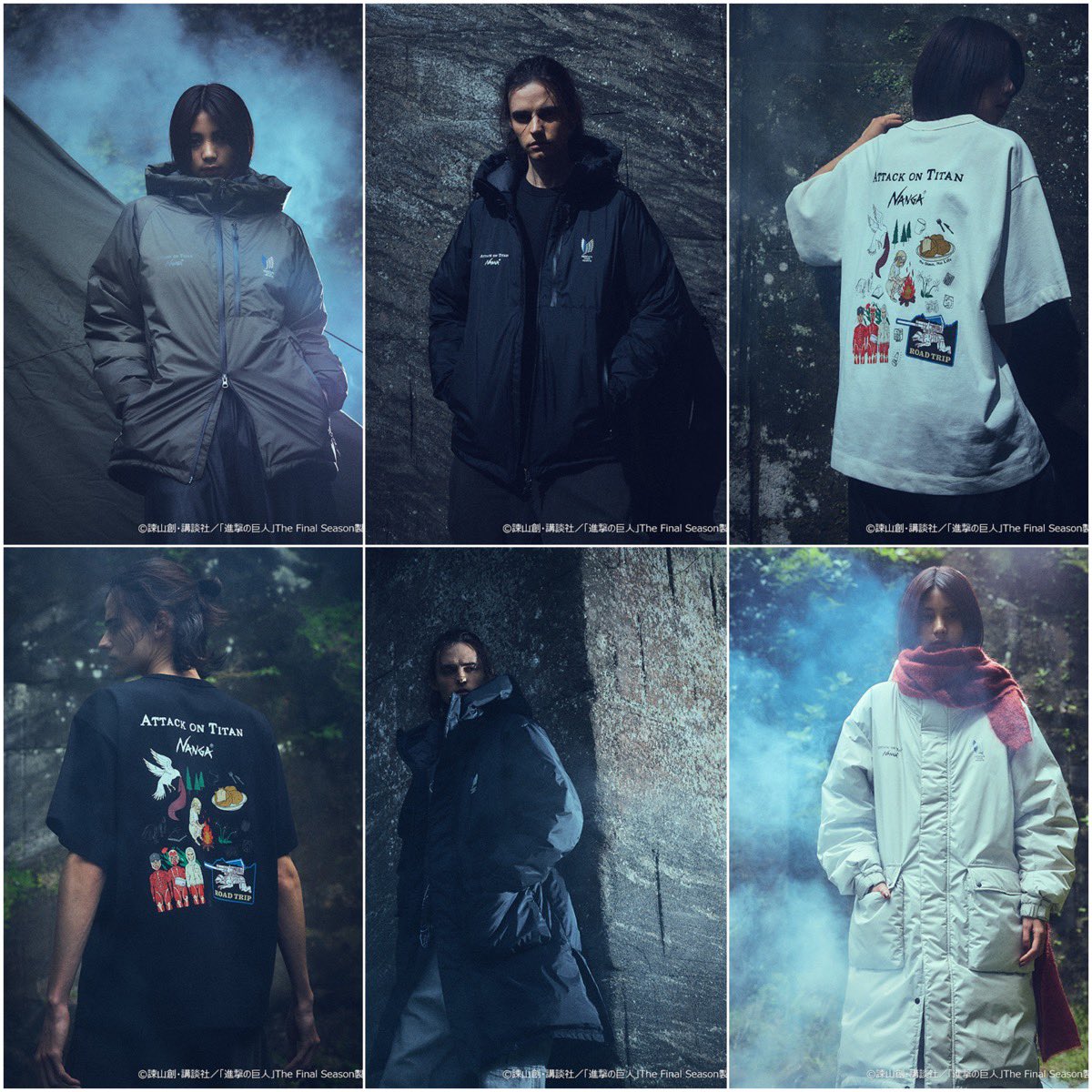 進撃の巨人 x NANGA コラボコレクションの国内オンライン先行予約が