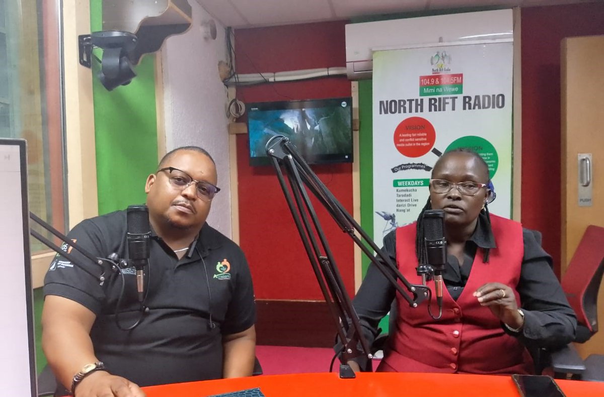 Gvrckenya's tweet photo. 🎙️ Spreading the word!
In the lead-up to the launch of the Hope Centre Kapenguria, we took to the airwaves to raise awareness about GBV and let survivors know: support is here, and they are not alone. 💚
Together, we're building a safer, more informed community.
#GVRC https://t.co/2YadkF3tDb