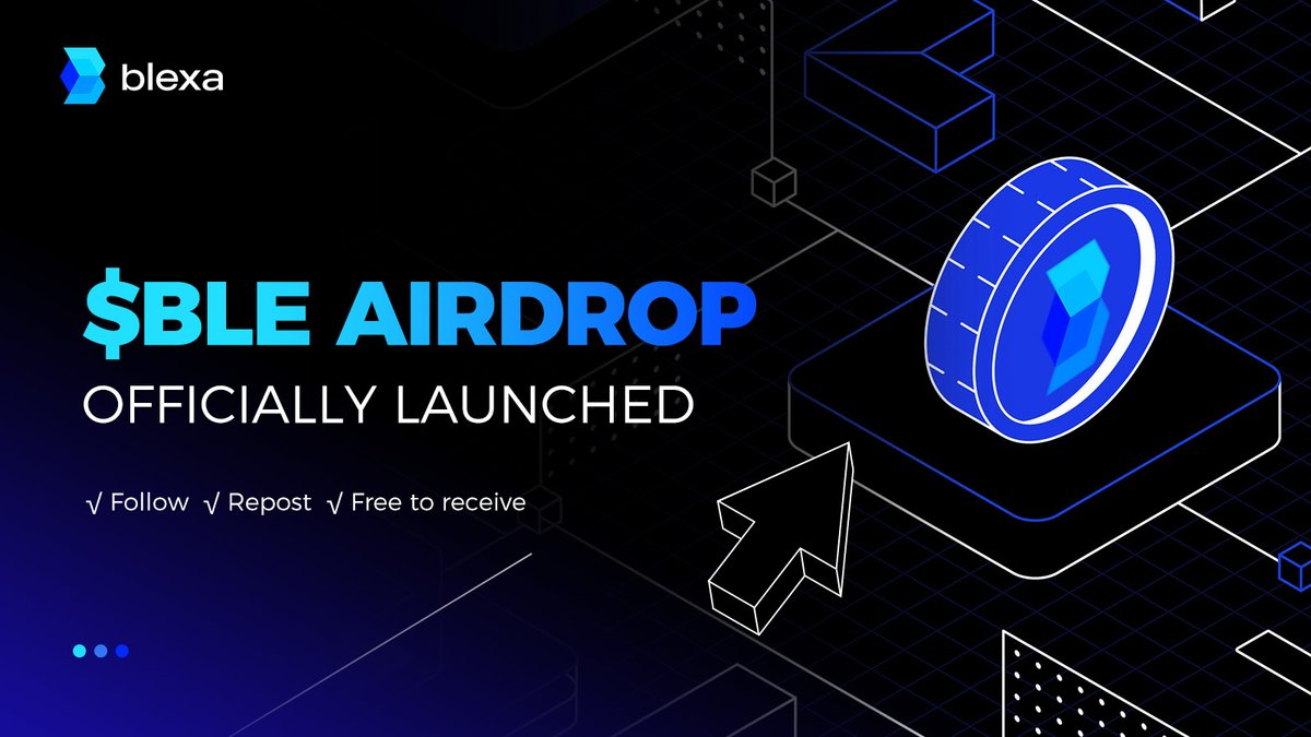 BlexaDeFI's tweet photo. 🚨 $BLE Airdrop🚨
Global airdrop officially launched!
Don't just wait and see, come and participate!
✨ Follow | Repost | Free to receive
⏰ Event time: 21:00 (UTC+8) on May 30, 2025 to 23:59 (UTC+8) on June 5, 2025
#Airdrop https://t.co/faKcKnQPMe