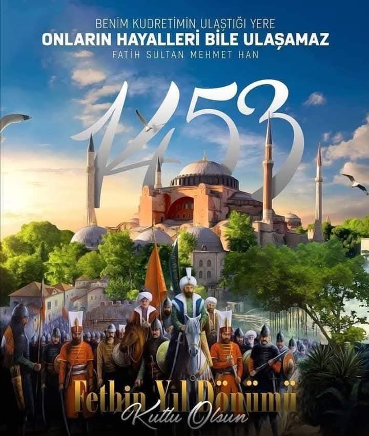 tahyan2802's tweet photo. ***"İnsani düzen için Devleti yönetenler ve yöneteceklerde en gerekli duygu UTANMA DUYGUSUDUR.Bu duygu insanlığın doğuşuyla başlamıştır."

***"İSTANBUL'UN FETHİNİN 572.YILI KUTLU OLSUN."

*** “TÜM DOST VE ARKADAŞLARA GÜNAYDIN. MUTLU,SAĞLIKLI VE KALİTELİ YAŞAM DİLİYORUM.” https://t.co/vKoL0U15Iw