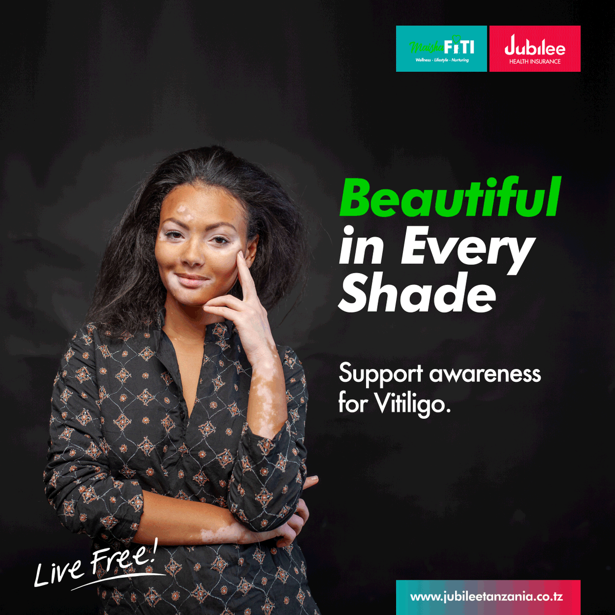 maishafititz's tweet photo. Vitiligo is not a flaw—it's a part of someone’s unique story.
Let’s break stigma and promote kindness and understanding.
#WorldVitiligoDay
#MaishaFiti https://t.co/wqjkcyp4ol