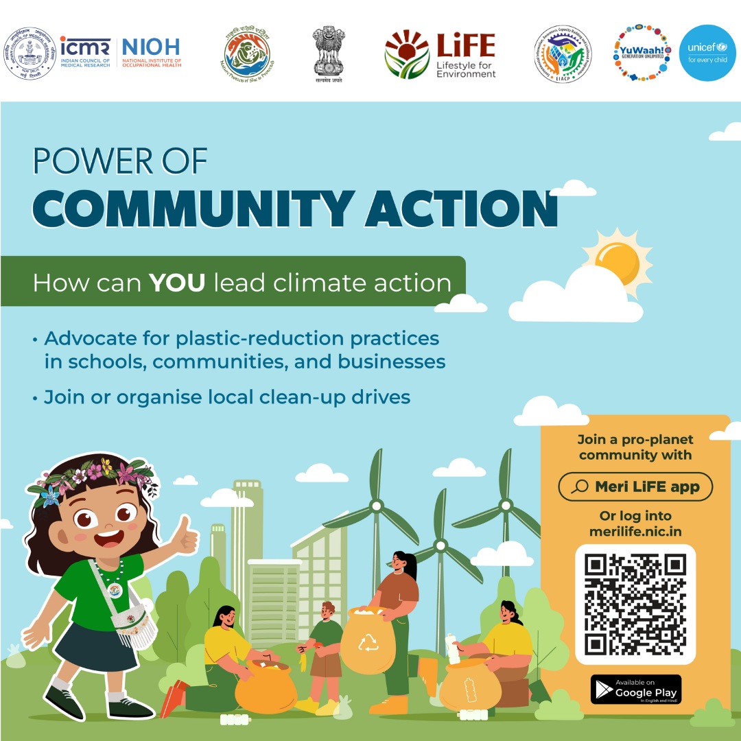 EIACP-RP, ICMR-NIOH (@eiacpnioh) on Twitter photo By advocating for plastic-free spaces, organizing cleanups, & making sustainable choices, we can tackle plastic pollution at its roots. Meri LiFE app or log in at merilife.nic.in <a href="/moefcc/">MoEF&CC</a> <a href="/UNICEFIndia/">UNICEF India</a> <a href="/UNinIndia/">United Nations in India</a> <a href="/GenUnlimited_/">Generation Unlimited</a> <a href="/YuWaahIndia/">YuWaah (Generation Unlimited India) at UNICEF</a> <a href="/ICMRDELHI/">ICMR</a> <a href="/icmrnioh/">ICMR-National Institute of Occupational Health</a> <a href="/EIACPIndia/">EIACP</a> By advocating for plastic-free spaces, organizing cleanups, & making sustainable choices, we can tackle plastic pollution at its roots. Meri LiFE app or log in at merilife.nic.in <a href="/moefcc/">MoEF&CC</a> <a href="/UNICEFIndia/">UNICEF India</a> <a href="/UNinIndia/">United Nations in India</a> <a href="/GenUnlimited_/">Generation Unlimited</a> <a href="/YuWaahIndia/">YuWaah (Generation Unlimited India) at UNICEF</a> <a href="/ICMRDELHI/">ICMR</a> <a href="/icmrnioh/">ICMR-National Institute of Occupational Health</a> <a href="/EIACPIndia/">EIACP</a>