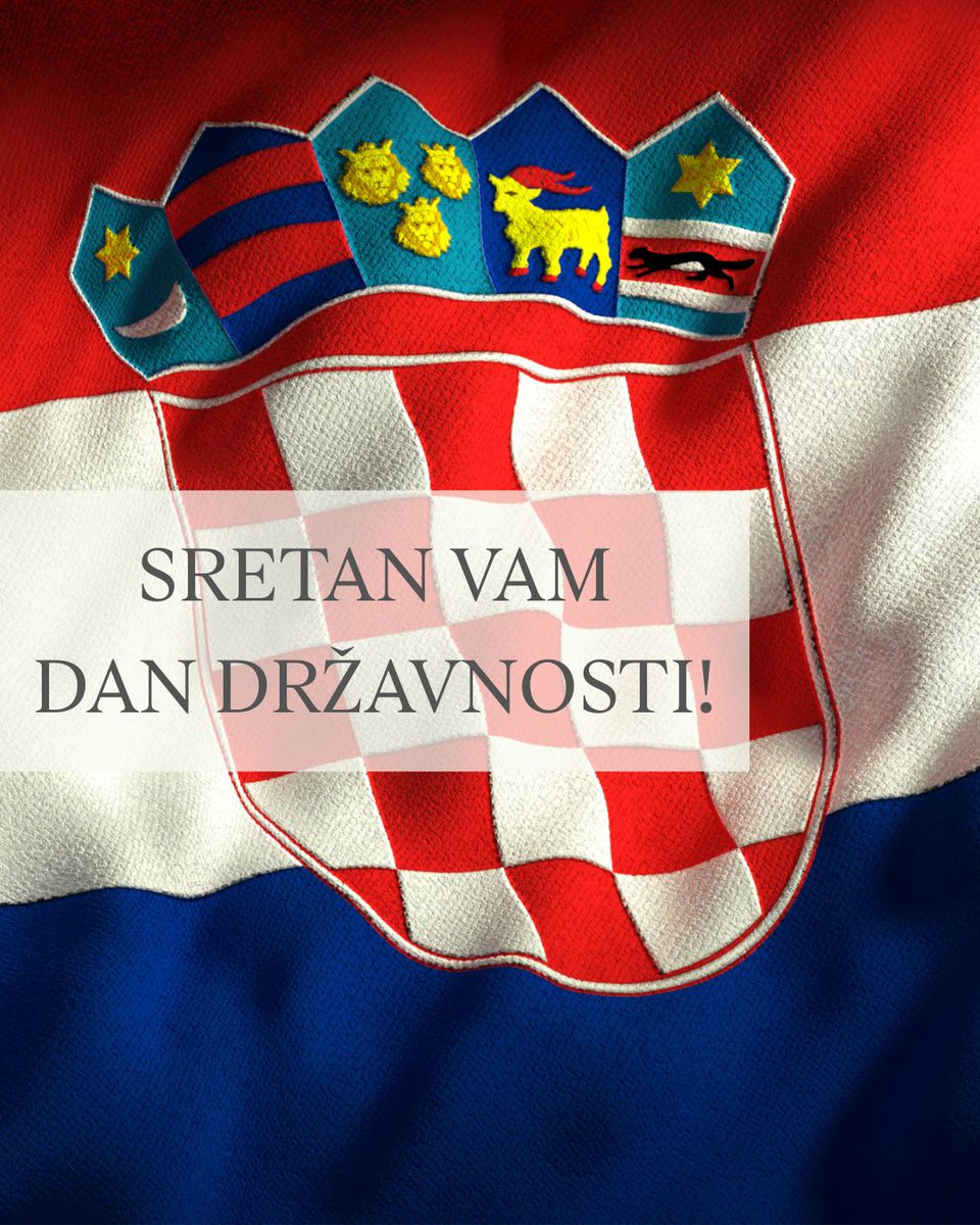 🇭🇷🇭🇷Svim studentima, zaposlenicima i suradnicima Sveučilišta u Splitu te svim građanima Republike Hrvatske čestitamo Dan državnosti!
