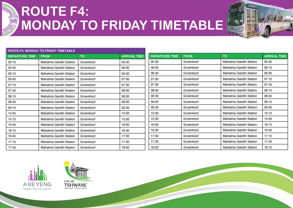 A_RE_YENG's tweet image. ✅ Monday - Sunday
✅ Monday - Friday 05:00 to 20:40
✅ Saturday:  05:20 to 19:40
✅Sundays:    05:20 to 19:20

✅Peak hours

06:00 to 08:00
15:30 to 17:00

#PlanAhead #ArriveOnTime