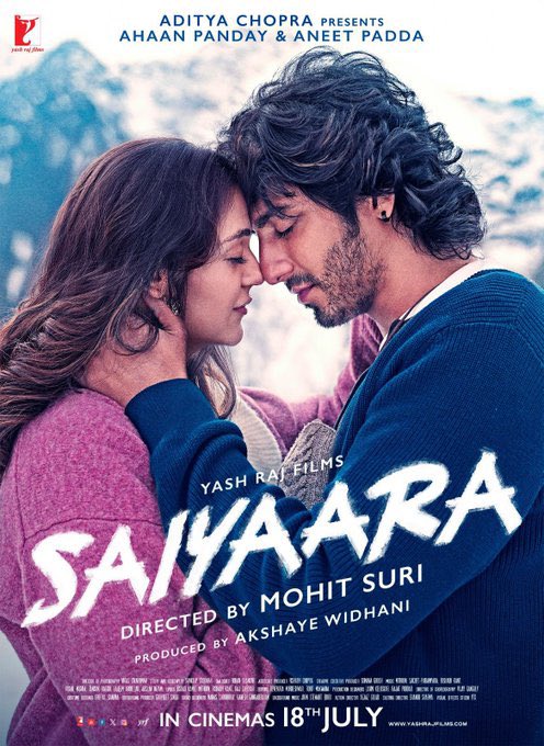 GOODTIMES (@mygoodtimes) on Twitter photo #YRF’S #SAIYAARA TEASER IS HERE!
Starring #AhaanPanday & #AneetPadda
#SaiyaaraTeaser 🔗: youtu.be/nF31d_f4n_A
Presented by #AdityaChopra, produced by <a href="/yrf/">Yash Raj Films</a>, directed by #MohitSuri
Releasing on 18 July 2025.
#Bollywood #YRF’S #SAIYAARA TEASER IS HERE!
Starring #AhaanPanday & #AneetPadda
#SaiyaaraTeaser 🔗: youtu.be/nF31d_f4n_A
Presented by #AdityaChopra, produced by <a href="/yrf/">Yash Raj Films</a>, directed by #MohitSuri
Releasing on 18 July 2025.
#Bollywood