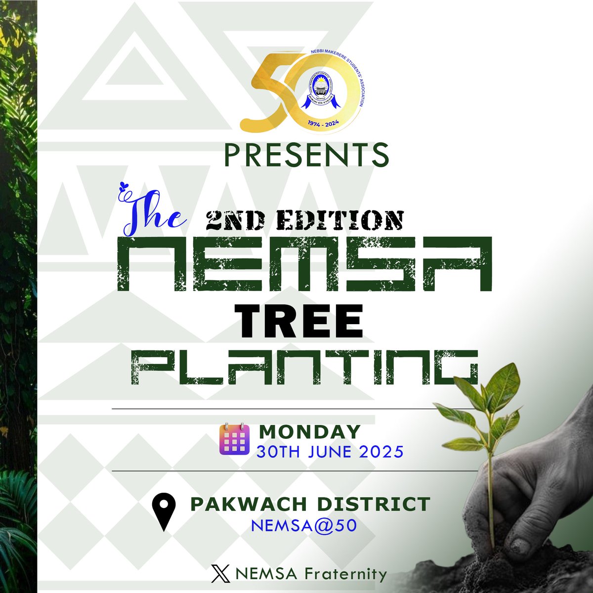 OfficialNEMSA's tweet photo. WE ARE BACK! 🥁🥳🥳🥳
Refreshed and stronger 😀 💪 

The 2nd Edition of Tree planting
#SaveOurLand
 Pakwach District - it's our time to go green 💚 🍏 

We shall start on 30th June till every dry spot 🩶 turns  green 💚 

Get ready!
#Gogreen
#greenhabits 
#ClimateAction https://t.co/pDbtfn0MDd
