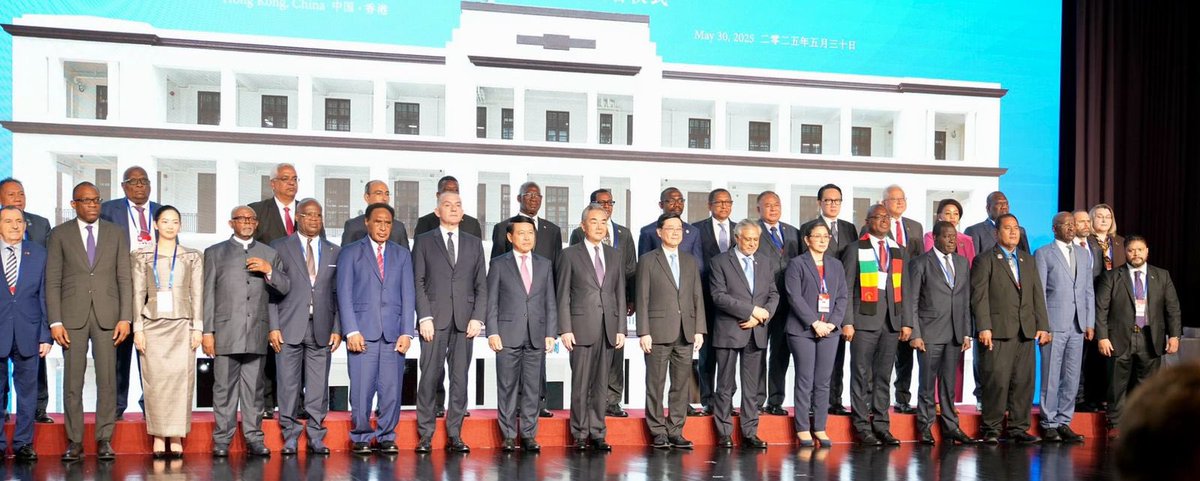 ForeignOfficePk's tweet photo. Deputy Prime Minister/Foreign Minister, Senator Mohammad Ishaq Dar @MIshaqDar50, today attended the signing ceremony of the Convention establishing International Organization for Mediation (IOMed) in Hong Kong, Special Administrative Region of China. 

During the ceremony, the DPM/FM signed the Convention on behalf of Pakistan. 

Speaking at this historic occasion, the DPM/FM deeply appreciated Chinese vision of proposing and establishing IOMed. 

The DPM/FM reaffirmed Pakistan's strong commitment towards peaceful resolution of disputes, while highlighting ramifications of blatant disregard of international law by India, its aggression against Pakistan, its unlawful holding in abeyance of Indus Waters Treaty and the unresolved Jammu and Kashmir dispute.