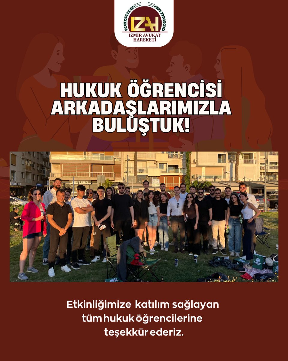 izmiravhareketi's tweet photo. Öğrenci arkadaşlarımız ile buluştuk ve onlarla avukatlık mesleği üzerine konuştuk, tecrübelerimizi aktardık. Sıkıntıları konuşup çözümler bulmaya çalıştık. 

İzmir Avukat Hareketi olarak her zaman öğrenci arkadaşlarımızın yanında olduk olmaya da devam edeceğiz. Katılım sağlayan tüm arkadaşlarımıza teşekkür ederiz.