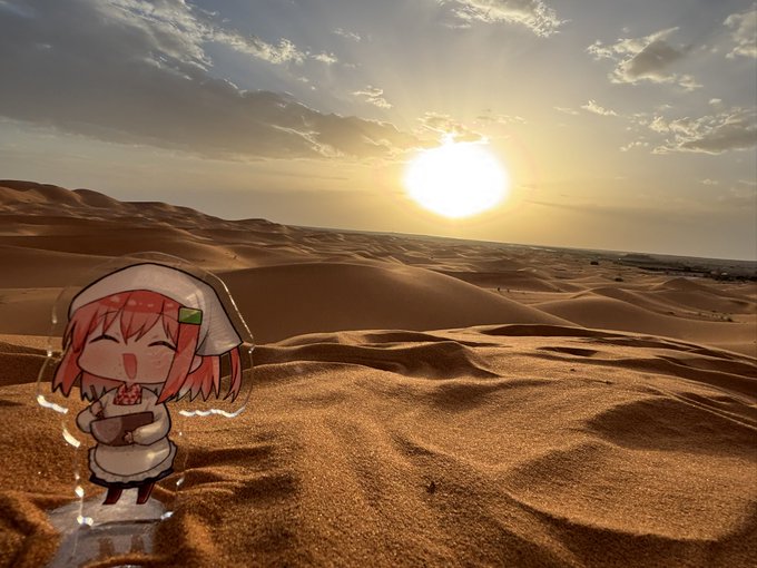 プリンの妖精、サハラ砂漠に降り立つ……… 
