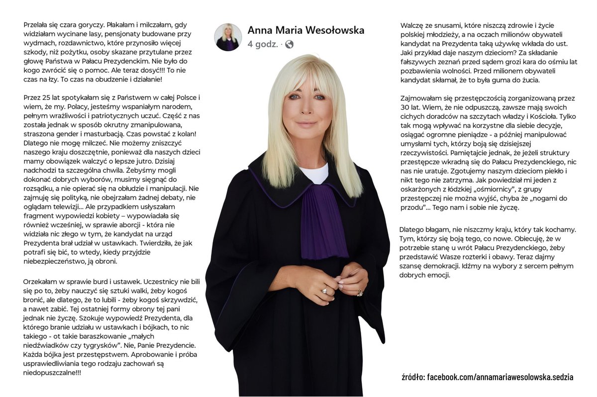 Koniecznie przeczytać i zagłosować za normalną, bezpieczną Polską! 

#Trzaskowski2025 
#IdziemyNaWybory