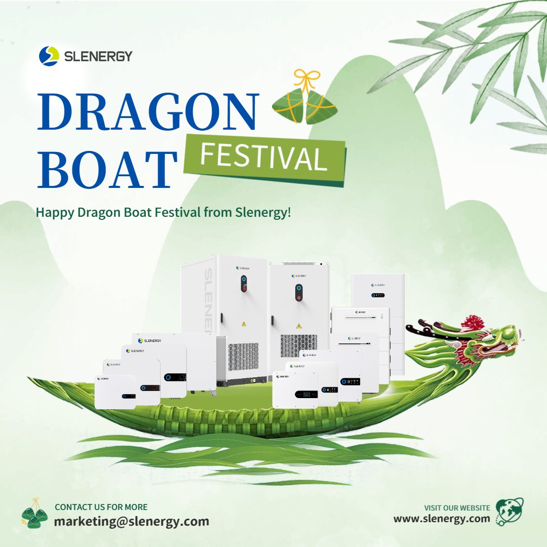SlenergyTech's tweet image. Happy Dragon Boat Festival from Slenergy!
As the fragrance of zongzi fills the air and dragon boats race with timeless vigor, we celebrate both tradition and innovation. At Slenergy, we draw inspiration from this festival&apos;s spirit of teamwork and forward momentum - values that…
