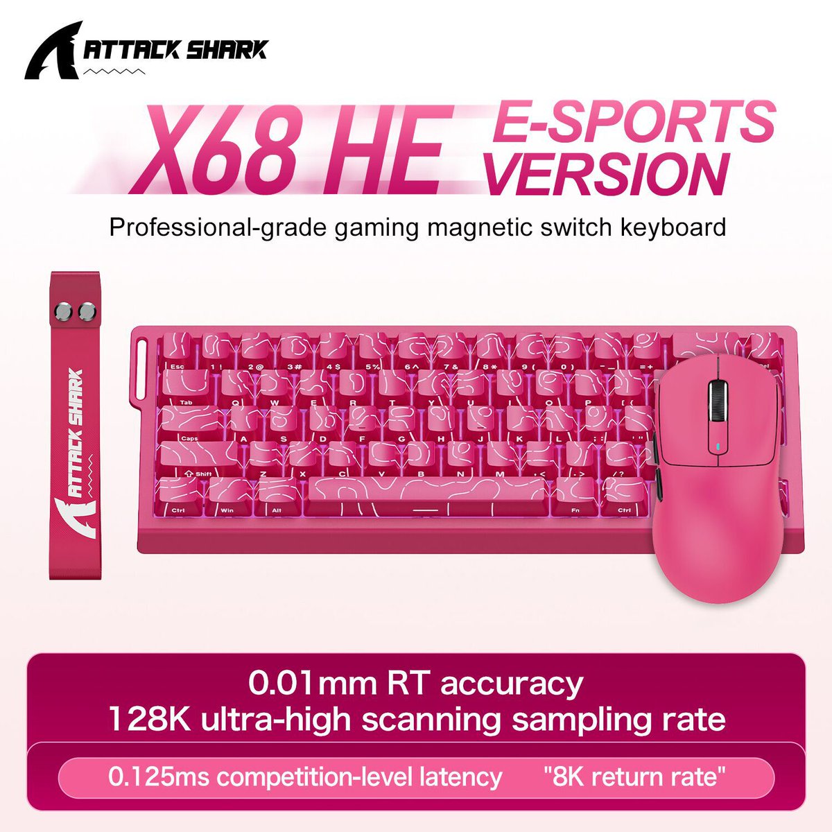 X68HE – ultra-responsive wired keyboard with magnetic switches
X3 – wireless mouse with 2.4G / Bluetooth / USB-C modes
Perfect match for gamers &amp; creators – stunning RGB lighting included

 Available now – order directly on Amazon:
 UK: amz.cx/3SSv