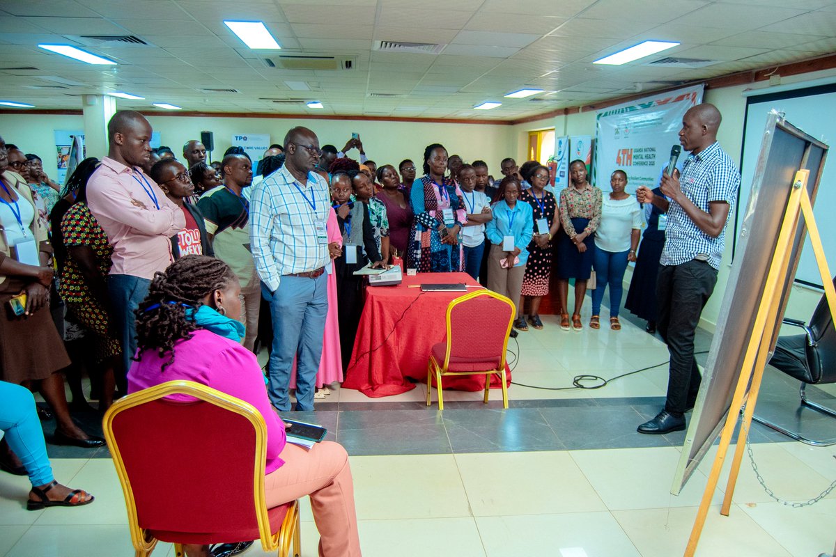 📌 Day 2 Highlights | 4th Uganda National Mental Health Conference 2025
We were proud to present our poster on teletherapy — sharing the impact, lessons, and key recommendations from our intervention with fellow mental health professionals and stakeholders.

This 3-day