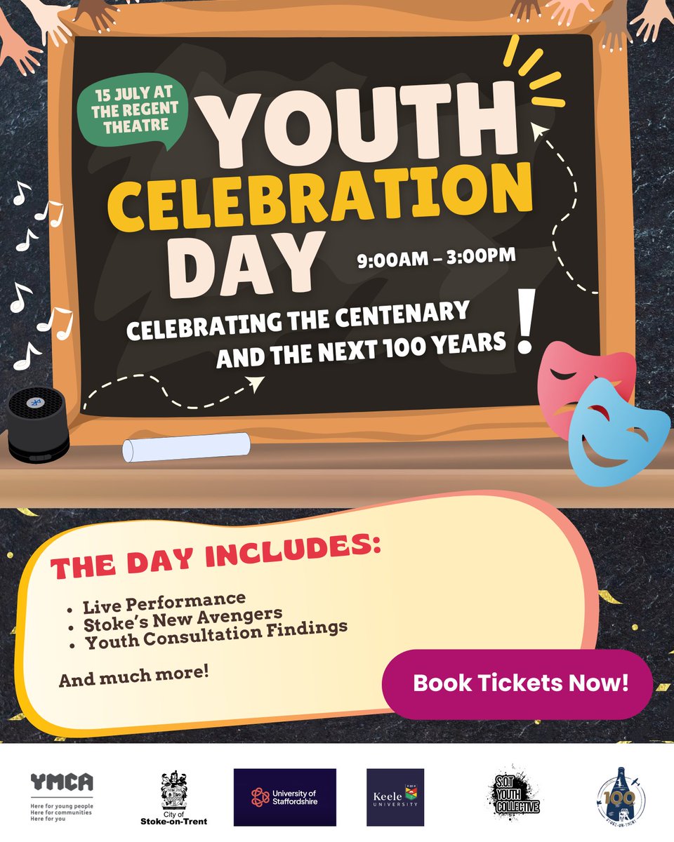 Join us as we celebrate the fantastic young people who help make our city so special! 

This is more than a celebration. It's a spotlight on the next generation of changemakers!

Book your FREE ticket here
🔗 tinyurl.com/stokeyouthcele…

#YMCA