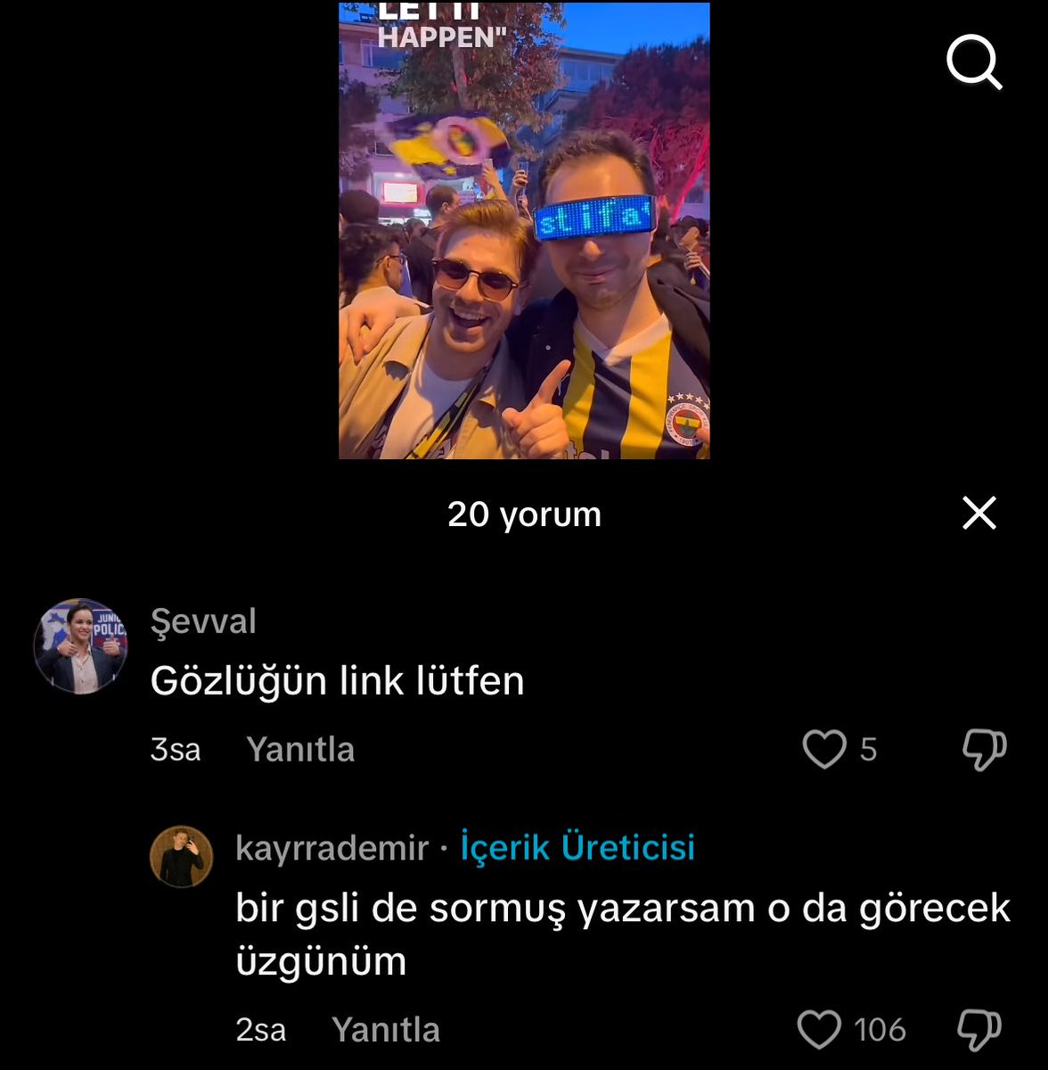 bizim malum takıma olan nefret dersek