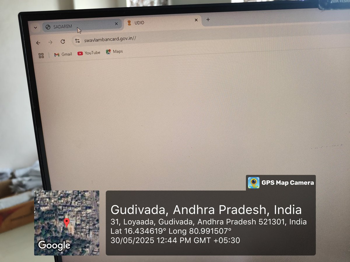 ahk4_u's tweet photo. @pib_MoSJE @Drvirendrakum13 @Jt_Sect_DEPwD @socialpwds @AndhraPradeshCM The PWDs in Andhra Pradesh are facing problems during issuance of UDID Cards as the Login credentials is not provided to local nodal officers in gudivada &amp; website not working. Plz Help w.r.t. at the earliest https://t.co/EwQN61yAHj