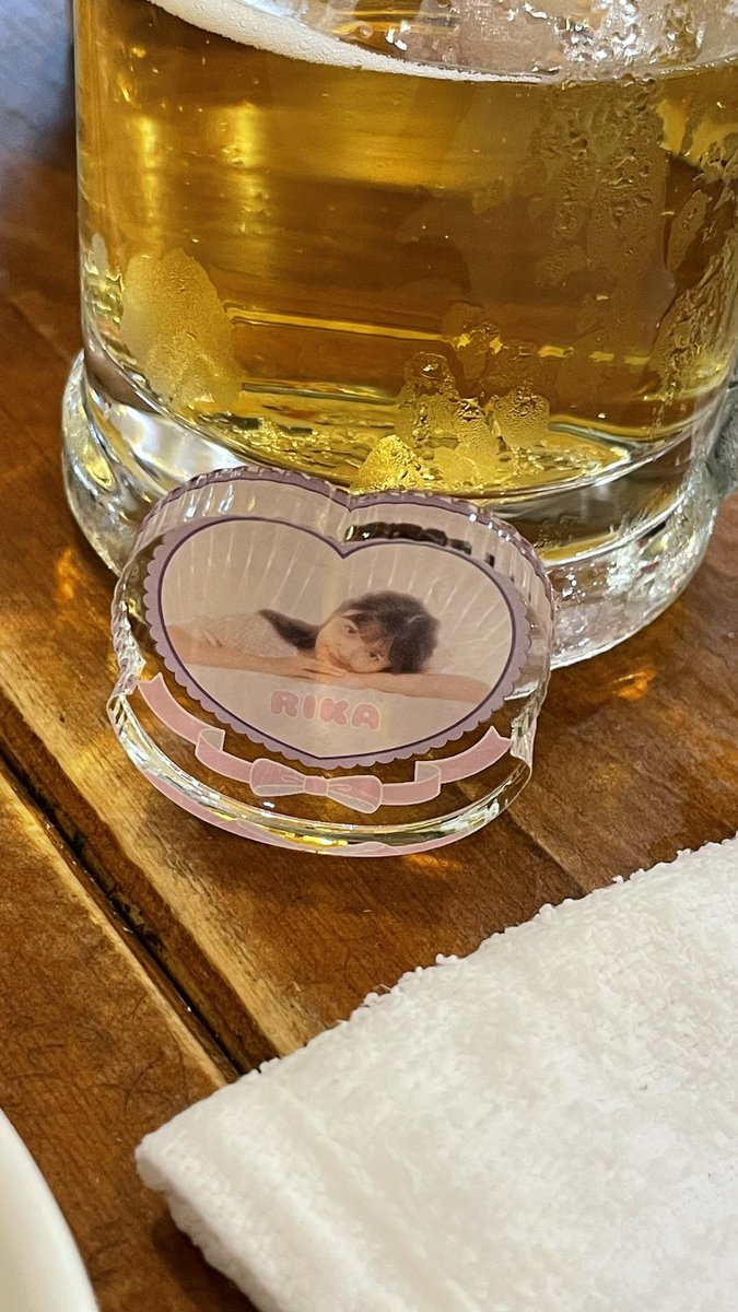 1000円分買ったら写真貰えますよと言われたら買わなきゃ…となってかった揺れるりかとハピアワ🍻