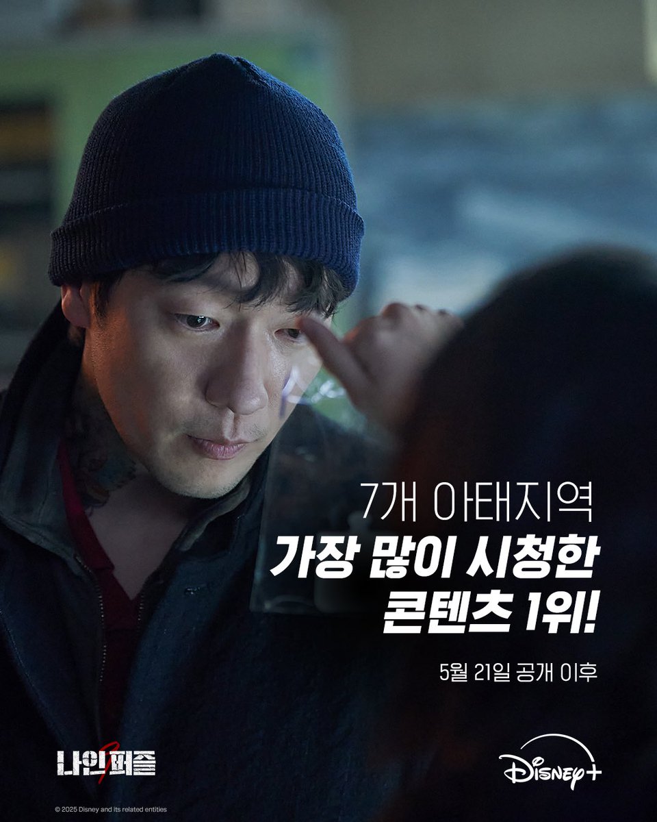 디즈니+ 아태지역 최다 시청 1위 기록🥇
전 세계 가장 많이 본 한국 콘텐츠 1위 등극🏆

전 세계가 반한 <나인 퍼즐>의 흥행질주
지금 디즈니+에서 확인하세요!

<나인 퍼즐> 지금 스트리밍 중

#나인퍼즐 #Ninepuzzles
#김다미 #손석구 #김성균 #현봉식 #윤종빈
#디즈니플러스 #DisneyPlusKR