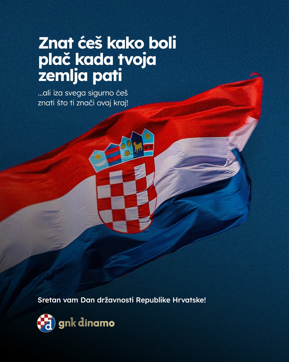 S ponosom obilježavamo Dan državnosti Republike Hrvatske i Dan branitelja grada Zagreba 💙

Posebno se zahvaljujemo svima koji su doprinijeli uspostavi hrvatske državnosti i obranili naš grad i Domovinu te građankama i građanima Republike Hrvatske želimo sretan Dan državnosti, a