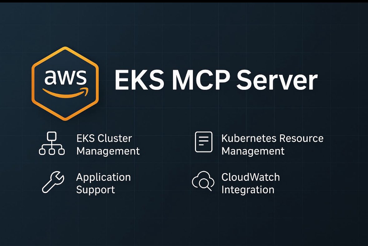 livingdevops's tweet photo. 🚨Breaking: AWS just dropped their official EKS MCP Server yesterday, and it’s a great news.

Here is why EKS MCP server stands out.

👉 Unified tools instead of mapping every kubectl command - manage_k8s_resource handles all CRUD operations

👉 Creates and manages EKS clusters, not just access (defaults to EKS Auto mode)

👉 LLMs get direct access to AWS's internal EKS troubleshooting guide via search_eks_troubleshoot_guide

👉 Read-only by default with optional --allow-write flag for security

👉 Shows how MCP servers should actually be built - clean, functional, secure

This is how you build developer tools that actually make sense.

👏Kudos to the EKS team for getting this right.