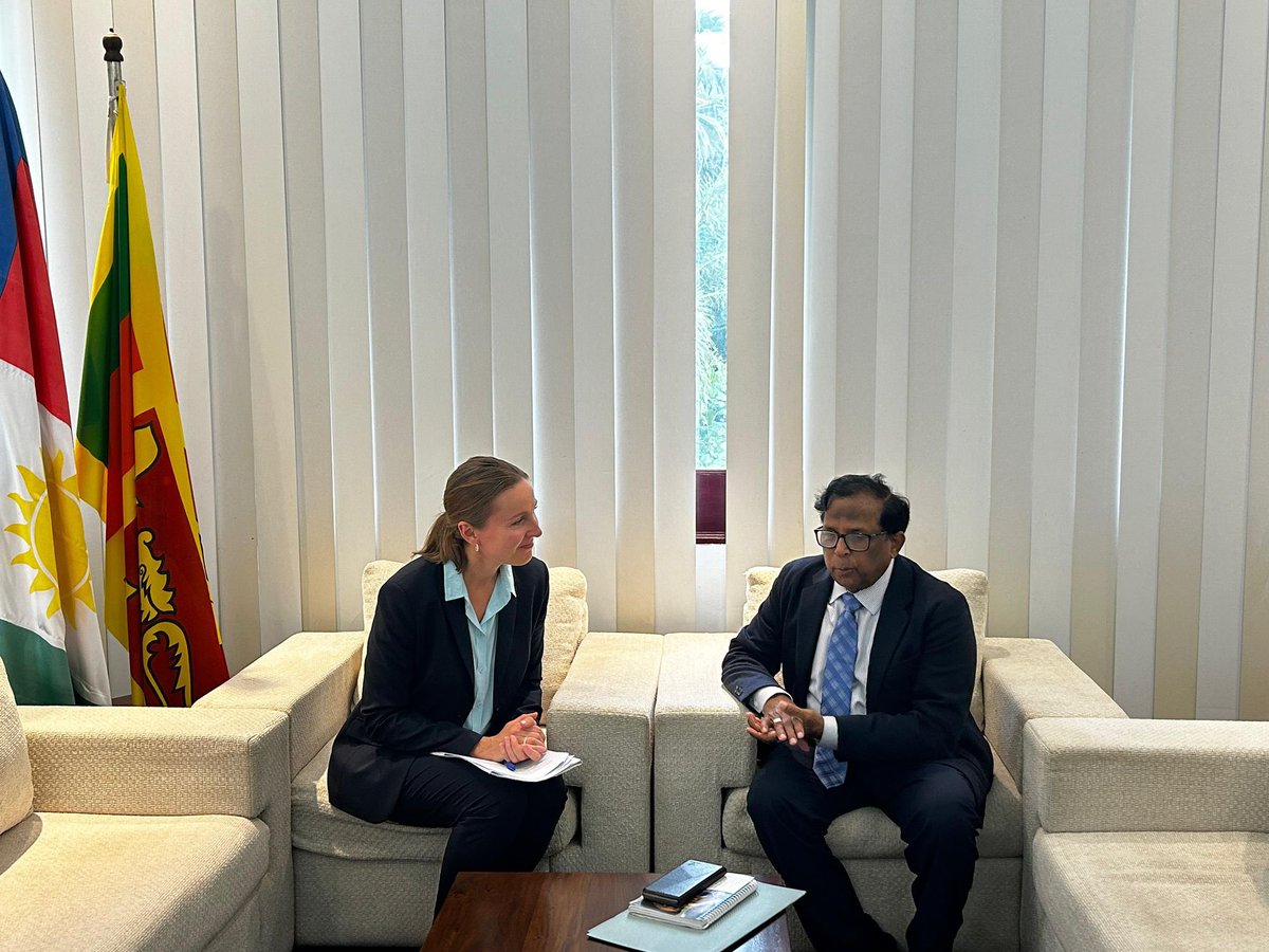 Martine Aamdal Bottheim (@bottheimm) on Twitter photo Concluded productive visit to #SriLanka meeting partners, civil society, Governor of Northern Province to discuss 🇳🇴 🇱🇰 collaboration. Field visits in Kilinochchi, Valaipaddu and Jaffna org. by <a href="/ILOColombo/">ILO Sri Lanka & the Maldives</a> and <a href="/UNDPSriLanka/">UNDP in Sri Lanka</a>, great example of 🇳🇴🇱🇰🇺🇳 partnership <a href="/MFA_SriLanka/">MFA SriLanka 🇱🇰</a> Concluded productive visit to #SriLanka meeting partners, civil society, Governor of Northern Province to discuss 🇳🇴 🇱🇰 collaboration. Field visits in Kilinochchi, Valaipaddu and Jaffna org. by <a href="/ILOColombo/">ILO Sri Lanka & the Maldives</a> and <a href="/UNDPSriLanka/">UNDP in Sri Lanka</a>, great example of 🇳🇴🇱🇰🇺🇳 partnership <a href="/MFA_SriLanka/">MFA SriLanka 🇱🇰</a>
