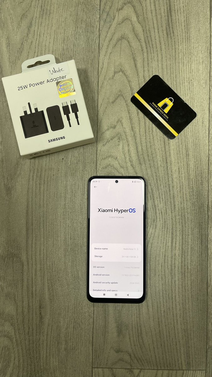 Redmi Note 11
Condition;Good👌🏾
✅12 Months Warranty 
Color Code; Midnight Black⚫️
6GB Ram + 6GB Ram🔥
128GB Storage 🥳
🔋5000mAh (Massive Power on the move)
✨Dual Sim📶 (Physical)
🏷️Free type C earphones 
🏷️Free 25 Watts fast charger 
Countrywide Delivery 📦🚚
12,000ksh
Happy