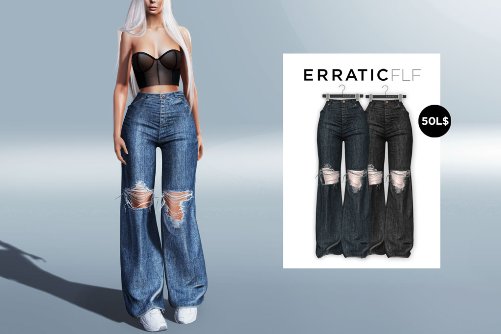 gigi - jeans 50L$ PROMO | MAINSTORE

! FLF Promo !
gigi - jeans / charcoal + acid
for 50 L$ only this weekend! 
flic.kr/p/2r7T1xk

Now updated for LaraX!

LIKE, SHARE &amp; COMMENT
#erratic