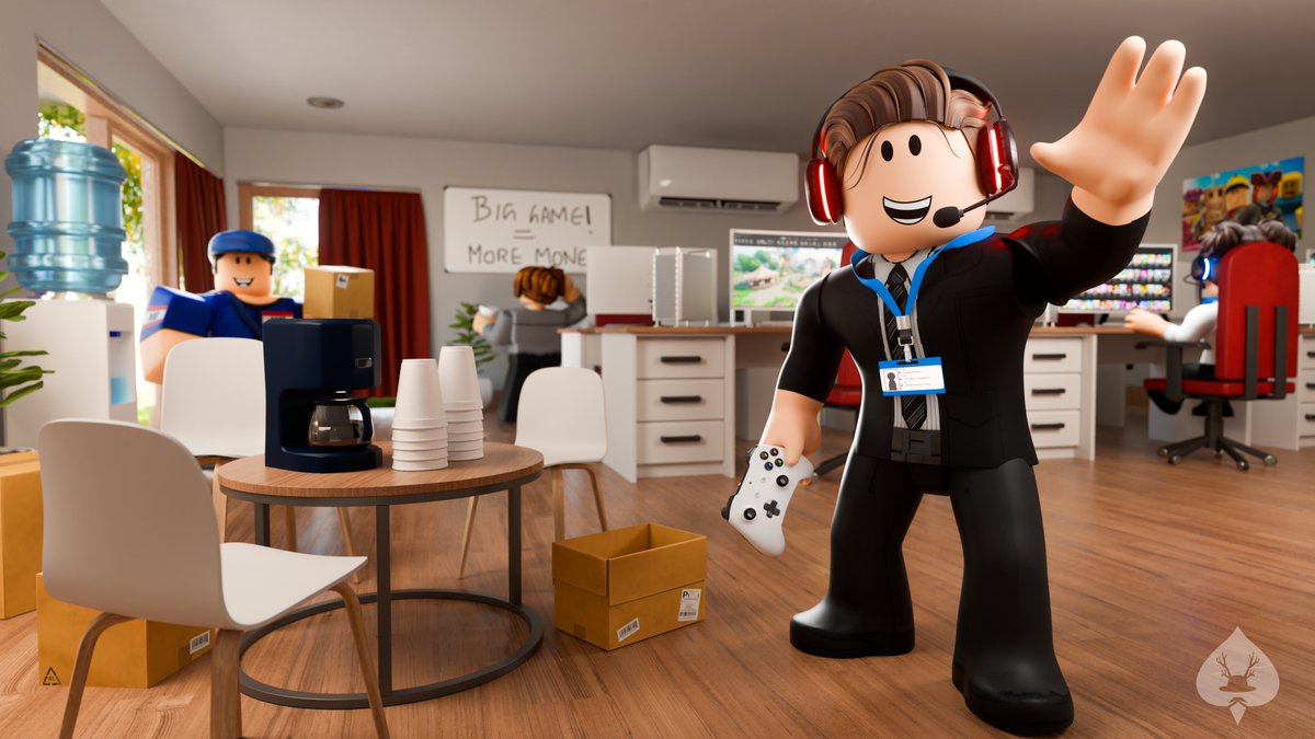 Game Thumbnail made for Developer Tycoon in ROBLOX! 🧑‍💻🎮

#Roblox #RobloxDev #RobloxGFX #RobloxArt #B3D