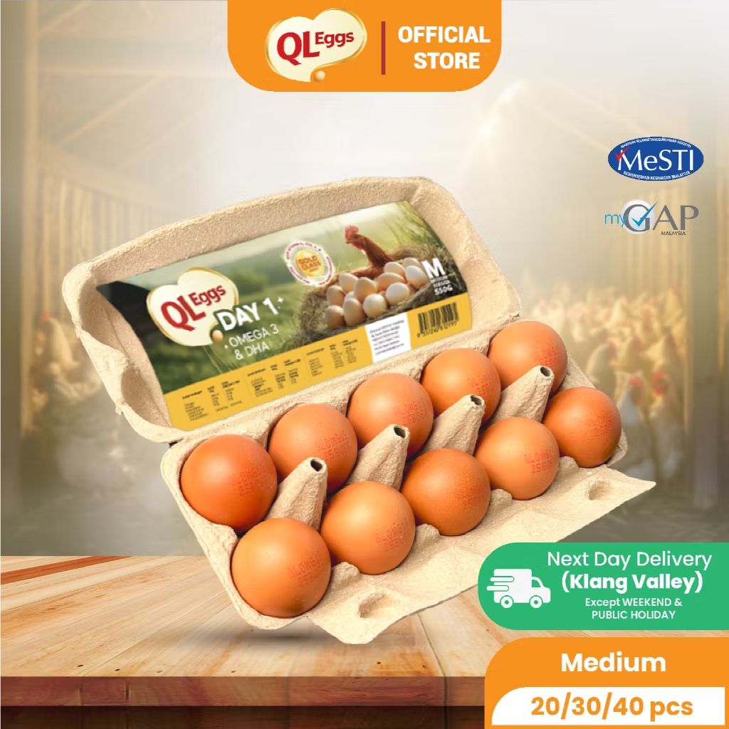 angela_chanting's tweet photo. QL Day 1 𝗙𝗿𝗲𝘀𝗵 𝗘𝗴𝗴 Egg - The freshest farm eggs I ever tasted so far 🤤 https://t.co/XSDifNIHUI https://t.co/SLRGja9gsQ